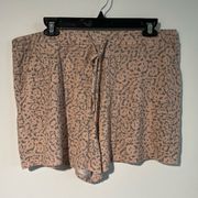 EUC BP Leopard Print Cozy Shorts - size XL