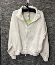 NWT Victoria’s Secret PINK Oversized Full Zip Sweatshirt Jacket Size XS