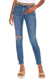 Lovers & Friends Denim Ricky Low Rise Skinny Jeans In Brighton Size 26 NWT