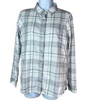Kuhl Kamila Flannel Button Down Shirt Size Small