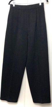 St. John Basics High Waisted Knit Pants Black