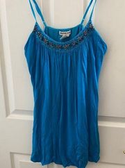 American dream beaded neck cami style top medium