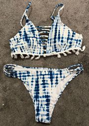 Cupshe Tie Die Bikini Set