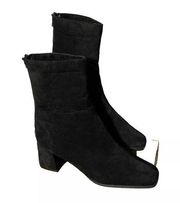 Anne Michelle Ankle Boots Suede Black  8.5