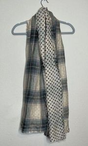 Lucky brand reversible wool blend scarf