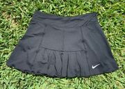 Pleated Tennis Skirt Skort Black Size Small Activewear Athleisure Preppy