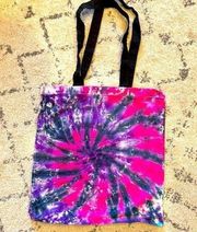 NEW Cotton Hand Dyed Tie Dye Tote Bag