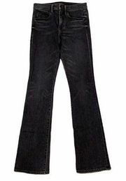 Helmut Lang  Cropped skinny flare jeans