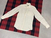 Made in Italy Button Up Shirt Top SSR48 U4AY Size 16/41