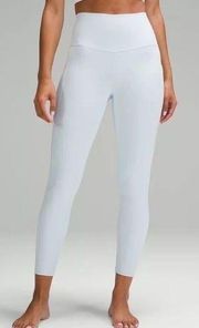 lululemon Align High-Rise Pant 25" Pastel Blue Nulu Women's Size 2 Double Lined