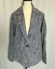 Mango Casual Tweed Blazer Size Small