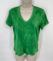 Cotton Citizen Womens NEW Standard V Neck Tee Short Sleeves SZ S Vintage Clover