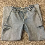 Abercrombie & Fitch Abercrombie Curve Love High Rise Dad Jean