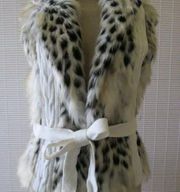 XOXO animal print vest