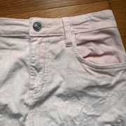 Current/Elliott Light Pink Corduroy Mini Skirt Size 27