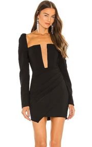 Revolve Black Mesh Dress