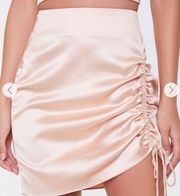 Satin Mini Skirt