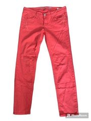 Seven7 | salmon pink skinny jeans size 8