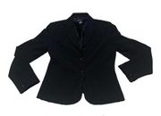 Ann Taylor size 2 blazer extra small black business casual professional equestri