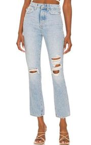 Lovers + Friends Reece High Rise Rigid Slim Straight Robertson Jeans