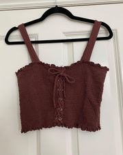 Brown Tank Top