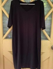 size Large Piko style Tshirt dress