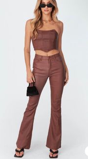 Brown Leather Pants