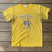 VTG Well Worn Yellow Wildcats T-Shirt