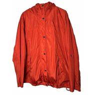 Women’s Michael KORS Hooded Windbreaker/Rain Jacket/Coat‎ Size 3X Orange