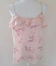 LC Lauren Conrad blush floral camisole size medium
