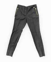 Massimo Dutti Black Cigarette Pants Trousers, Size 8