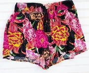 Xhiliration colorful floral boho shorts Size M