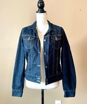 LUCKY BRAND | Dark Blue Denim Jean Jacket Sz M