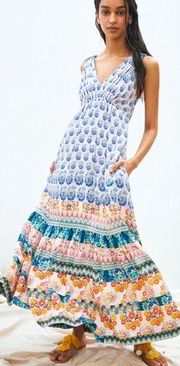 Anthropologie Gathered Maxi Dress