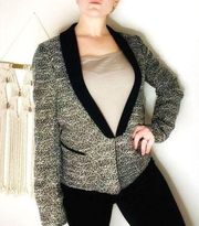 Maison Scotch Blazer Scotch and Soda Boucle Tuxedo Jacket