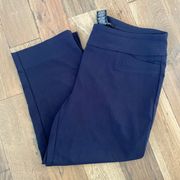 Zac & Rachel Womans Blue Cropped Dress Pants Size 10   