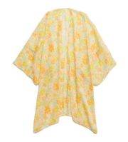 Aerie Sheer Neon Chiffon Cape