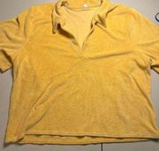 Wilfred Free yellow terry cotton top 2xl