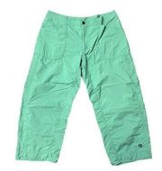 Mountain Hardwear Sz 10 Cargo Pants Capri Length Green Mid Rise Women's Outdoor