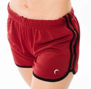 Zyia Training Day Black and Maroon Mesh Shorts, EUC, Size Medium