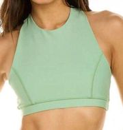 WeWoreWhat Fair Green Racerback Bra Medium NWT