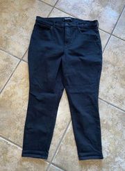 Express Mid Rise Ankle Skinny Jeans Size 14 Short