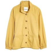 Madewell Highbury Military Cargo Jacket Lightweight Goldenrod Yellow size XL