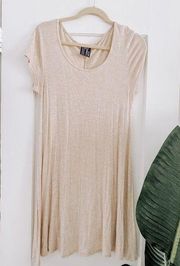 TMG // Tan t shirt dress