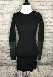 AD Collection Los Angeles Black Lamb Leather Dress‎