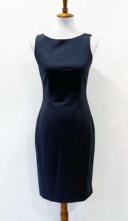 Hugo Boss Dajetina Sheath Dress Size 4 MIDNIGHT