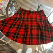 Plaid Mini Skirt