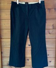 The Limited Black Cropped Dress Capris Size 12