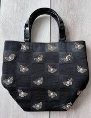 Y2k Embroidered Butterfly Bag