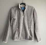 Quarter Zip fleece Sweatshirt